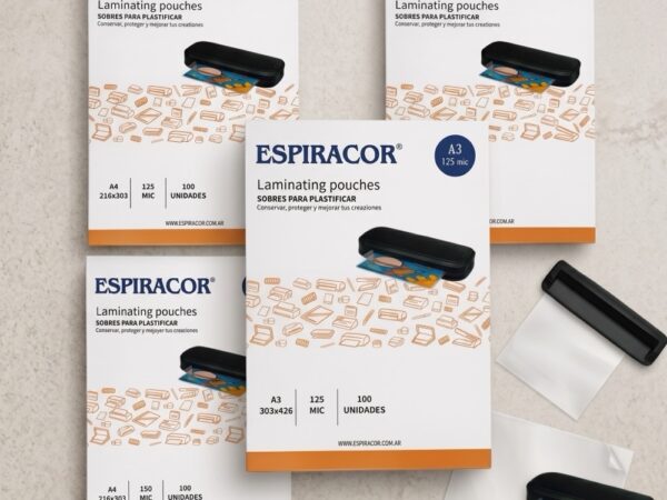 Pouches para plastificar en caliente en distintos tamaños